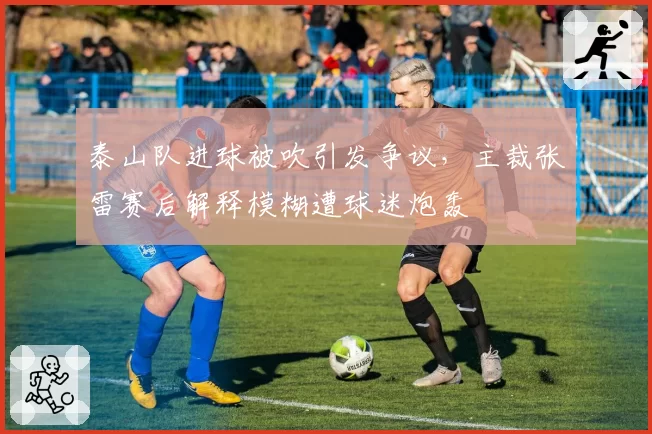 泰山队进球被吹引发争议，主裁张雷赛后解释模糊遭球迷炮轰